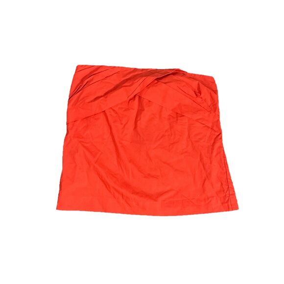 J.CREW Women's Sleeveless Top Size 6 Bright Orange 100% Cotton - Picture 4 of 4